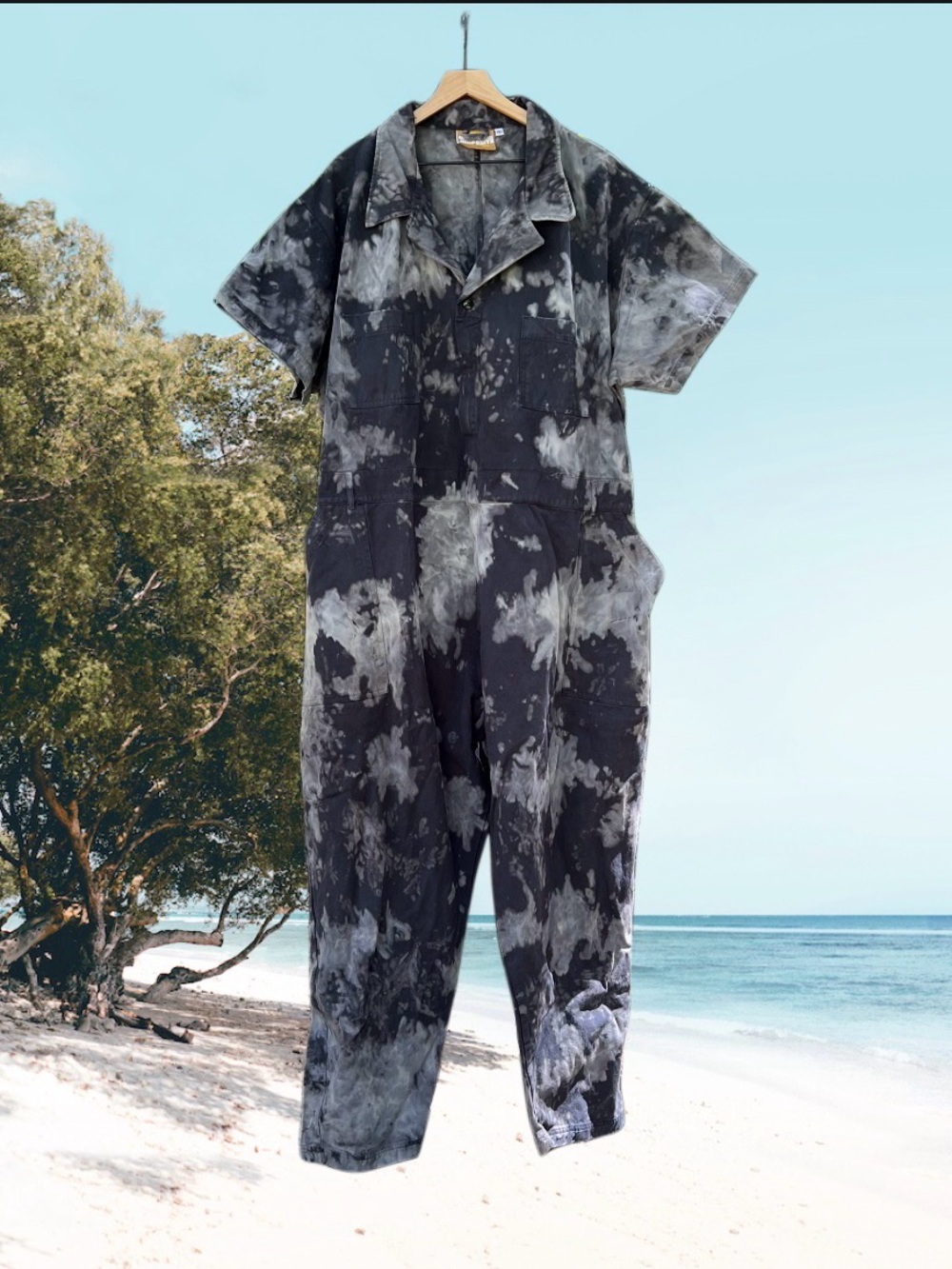 Big Bud Press Black Magic Waters Short Sleeve Jumpsuit Size 4XL